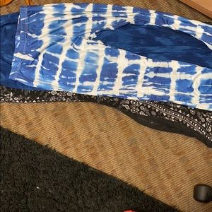 3 bell bottom tight pants